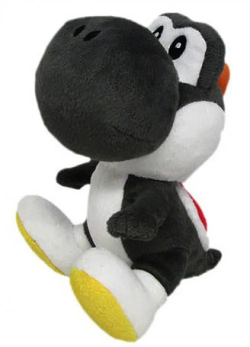 Nintendo Mario Peluches Yoshi Noir Debout 20 Cm