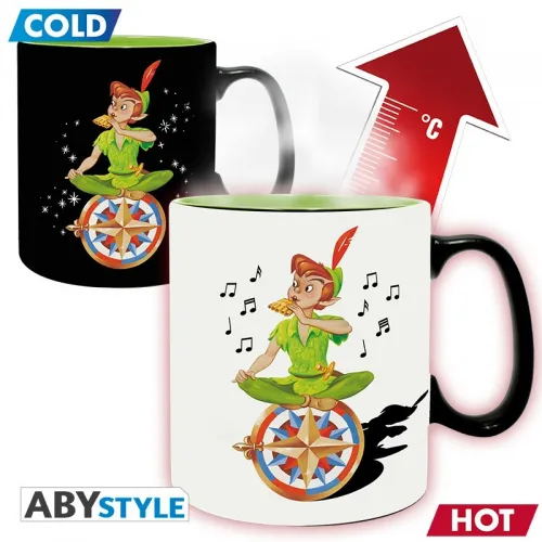Disney - Mug Heat Change - 460 Ml - Peter Pan Neverland