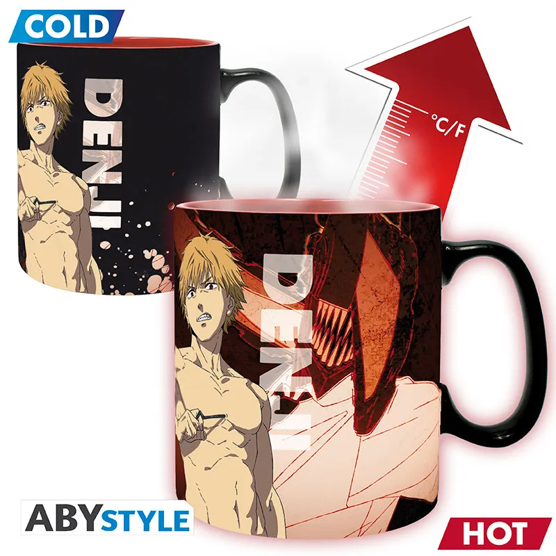 Chainsaw Man - Mug Heat Change - 460ml - Denji & Aki Chainsaw Man - Mug Heat Change - 460ml - Denji & Aki