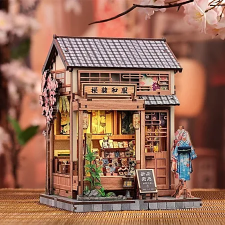 Cutebee Miniature House - Cwgc223 - Sakura O Kimono Shop 19x14cm