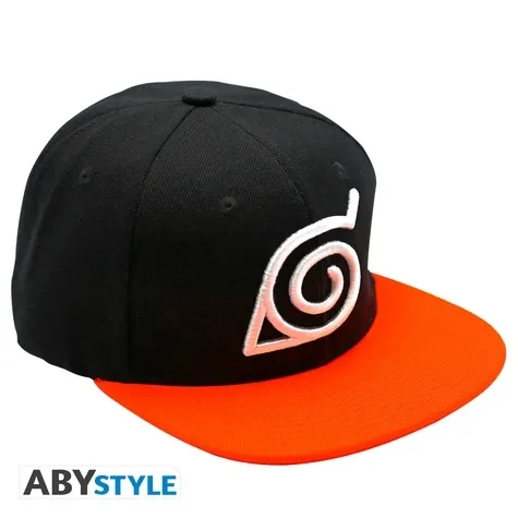 Naruto Shippuden - Casquette - Noir & Orange - Konoha