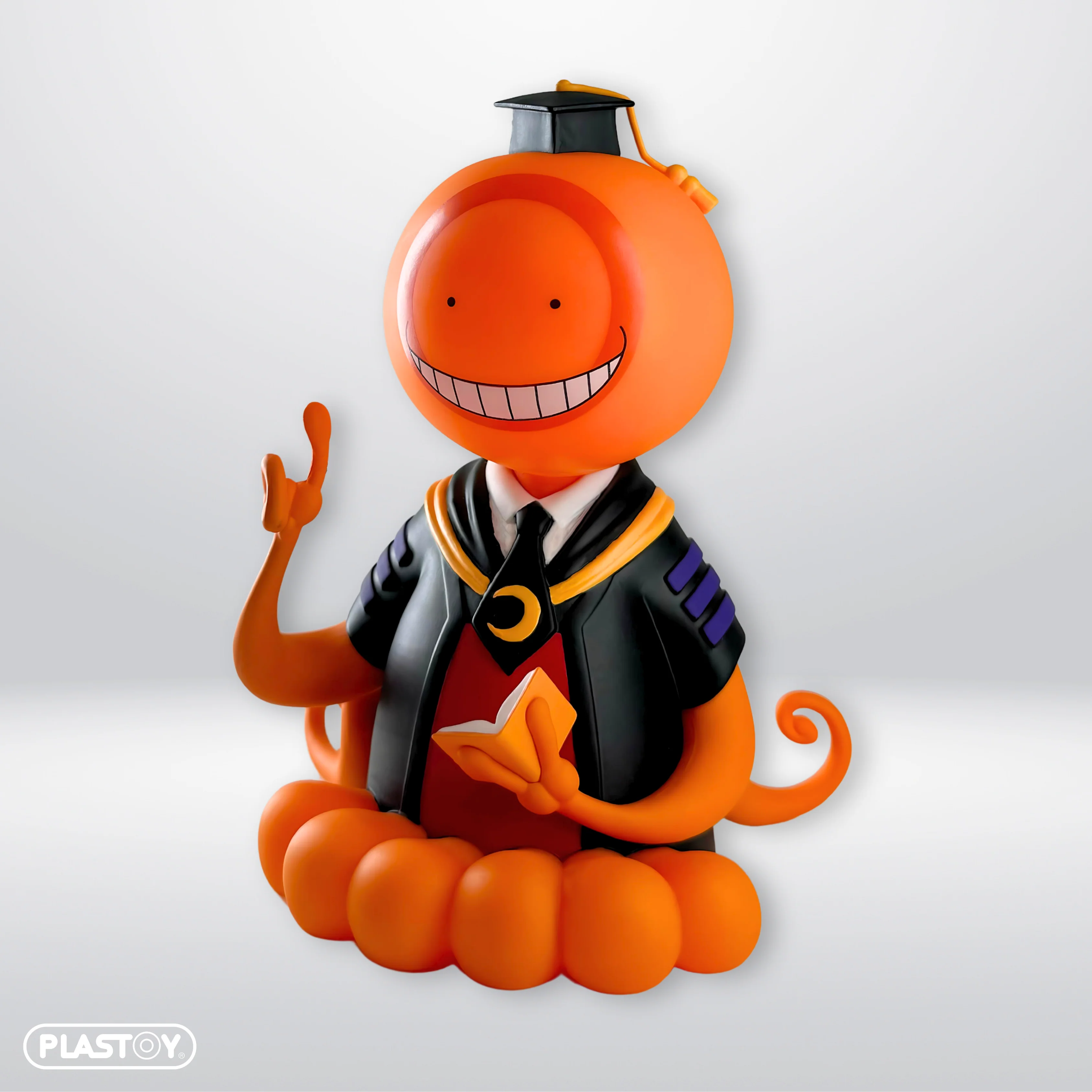 Plastoy Assassination Classroom Tirelire Koro Sensei Orange