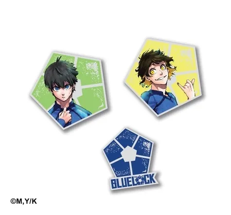 Set De 3 Pin's Blue Lock - Modele 1 - 2025 Set De 3 Pin's Blue Lock - Modele 1 - 2025