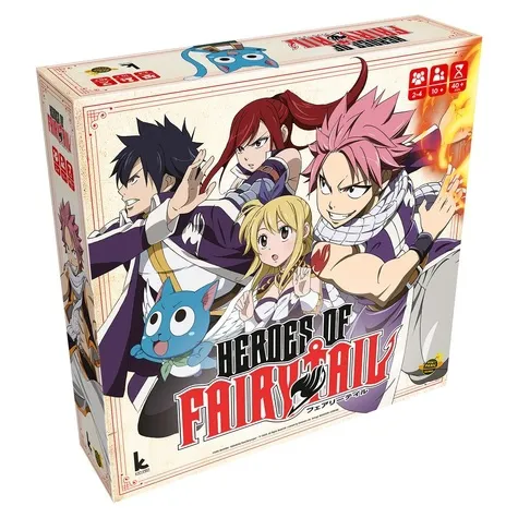 Heroes Of Fairy Tail / Jeu De Societe / A Partir De 10 Ans / 2-4 Joueurs / 40 Minutes Heroes Of Fairy Tail / Jeu De Societe / A Partir De 10 Ans / 2-4 Joueurs / 40 Minutes