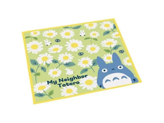 Dessous De Table Tissu Totoro Bleu Marguerites - Mon Voisin Totoro